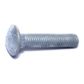 Midwest Fastener 1/2"-13 x 2-1/2" Hot Dip Galvanized Grade 2 / A307 Steel Coarse Thread Carriage Bolts 25PK 51929